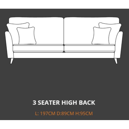 Audrey 3 Seater Sofa