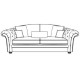 Violet 3 Seater Sofa