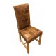 Cora Patchwork Leather Dining Chair 