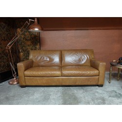 Vintage Next 3 Seater Leather Sofa