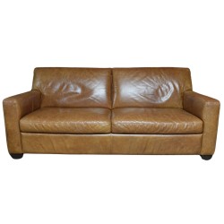 Vintage Next 3 Seater Leather Sofa