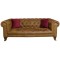 Classic Chesterfield Leather 3 Seater Vintage Sofa  