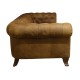 Classic Chesterfield Leather 3 Seater Vintage Sofa  