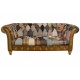 2 Seater Patchwork Sofa Vintage Item