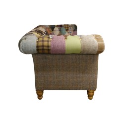 2 Seater Patchwork Sofa Vintage Item