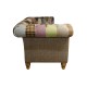 2 Seater Patchwork Sofa Vintage Item