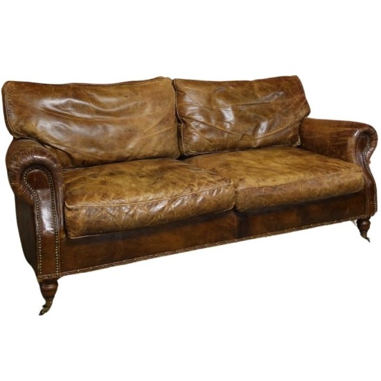 Timothy Oulton Halo Balmoral 3 Seater Vintage Sofa