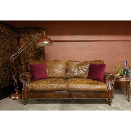 Timothy Oulton Halo Balmoral 3 Seater Vintage Sofa