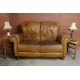 Vintage Highback Leather Sofa