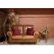 Highback Leather Sofa 2 Seater 