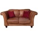 Tan Leather 2 Seater Sofa