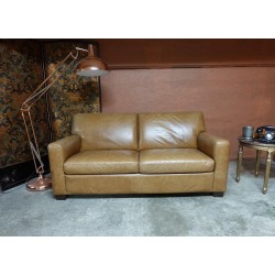 Vintage 2 Seater Leather Sofa